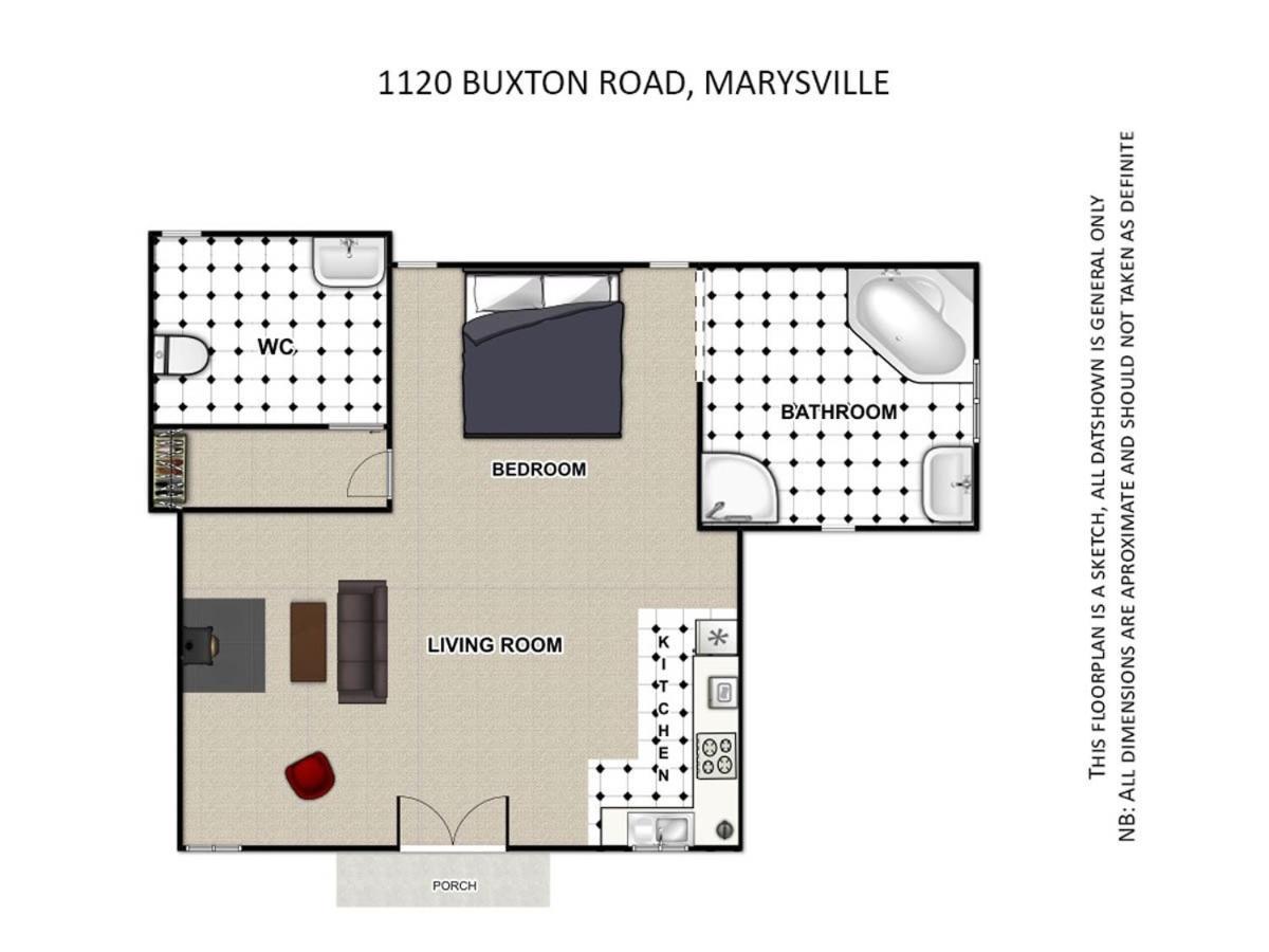Amelina Cottages Marysville Εξωτερικό φωτογραφία